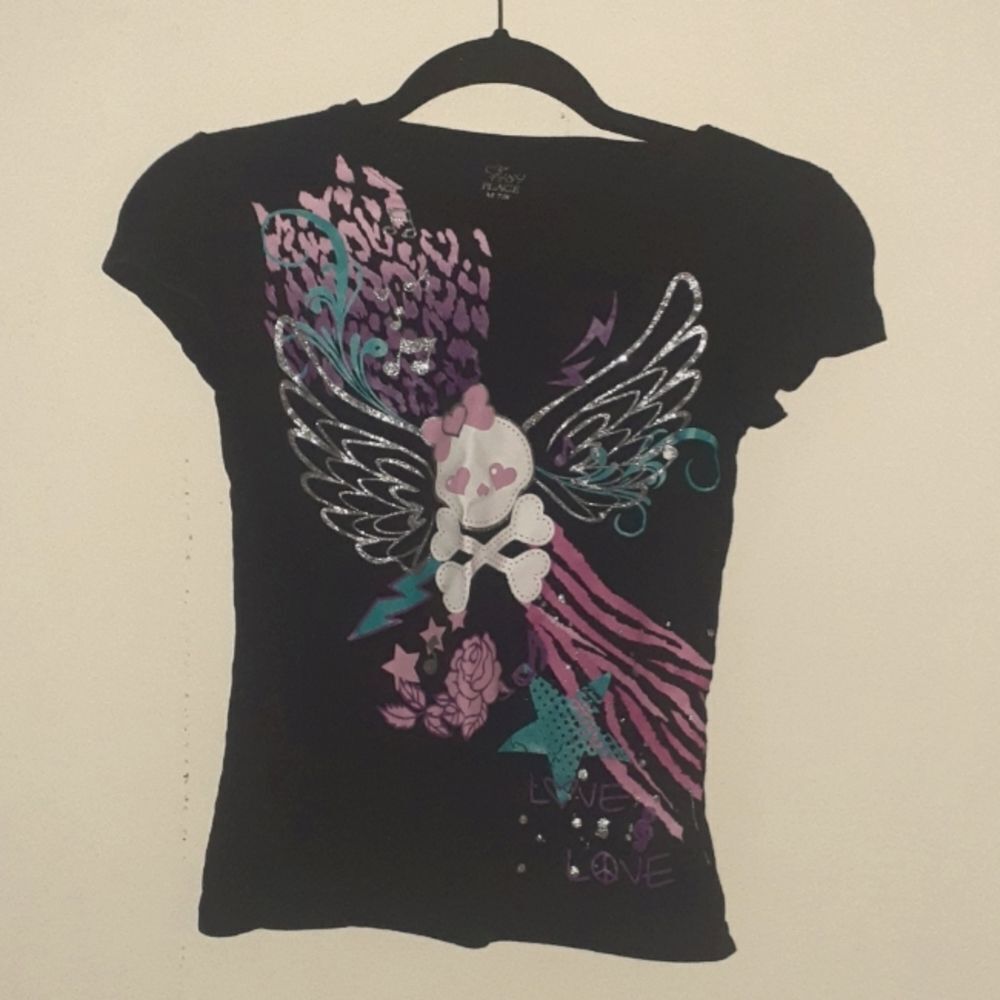 Cute skull tee girls 7/8